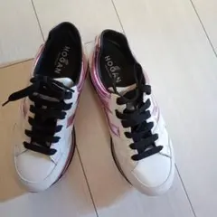 HOGAN スニーカー 厚底 ホワイト ピンクのサムネイル