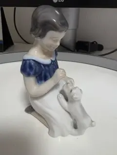 1950年代　コペンハーゲン　一級品　ジャーマン　シェパード　フィギュリン　犬 Yahoo!オークション -「ロイヤルコペンハーゲン フィギュリン 犬