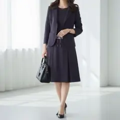 G9939*ハムステッド☆スカート☆スーツ☆セットアップ☆紫パープル☆9