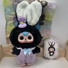 babythree かわいい おかえりうさぎ たれみみ黒 シークレット レア