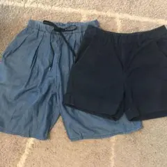 ショートパンツ　ガウチョパンツ　sサイズ2枚