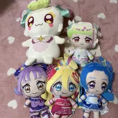 キミとアイドルプリキュア♪ぬいぐるみ5点セット アイドル キュンキュン ウインク