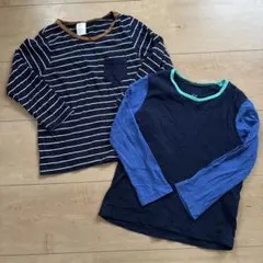 H&M Tシャツ２枚セット 1 ½〜2Y