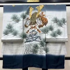 606ayu40▪️お宮参り 掛け着 祝い着 七五三にも 3歳 龍頭兜▪️美品 