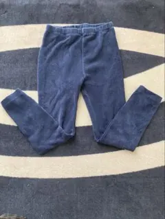 ユニクロ　ネイビー リブレギンス 110cm