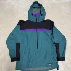 【90’s L.L.Bean】アノラックパーカー ナイロン生地　マルチカラー
