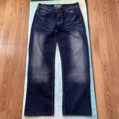 WEEKIN DENIM 週 メンズダークブルー ストレートメンズデニム