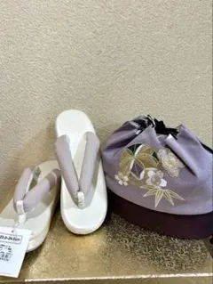 和装用草履と巾着セット 袴用　振袖用　着物用　成人式　卒業式