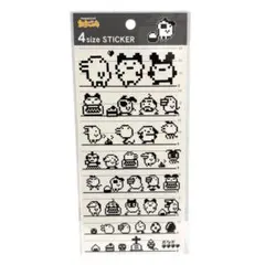 【国内正規品】たまごっち　ピクセルアート 4サイズ ステッカー　ドット