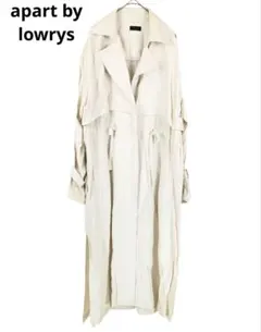 【apart by lowrys】スプリングコート　ロングコート　ベージュ　F