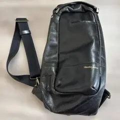 【再値下げ】masterpiece　レザー ボディバッグ 黒