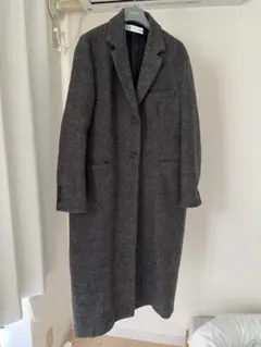 ZARA ロングコート グレーのサムネイル