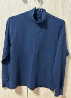 UNIQLO ヒートテックコットンタートルネックT（長袖）ブラック