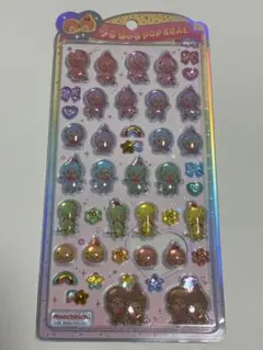 り*氏様 モンチッチ　カラフル　うるちゅるポップシール