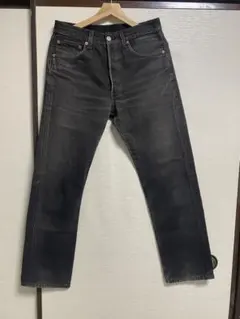 USA製 リーバイス 501 後染め ブラック サルファ