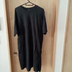 UNIQLO ブラック シャツワンピース M