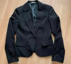 ジャケット 黒 オフィス フォーマル セレモニー M