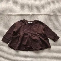 quot;use fifth ブラウン長袖カットソー