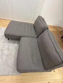 IKEA グレー 2人掛けソファ 別売ヘッドレスト付 VIMLE(ヴィムレ