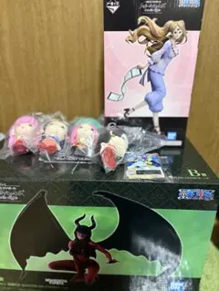 一番くじ ワンピース ヒロインズ B賞 悪魔ロビン C賞　プリン