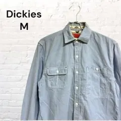 Dickies ディッキーズ ワークシャツ 長袖 シャツ ライトブルー Mのサムネイル