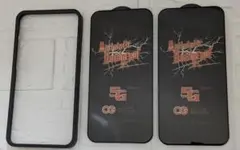 ✨iPhone１５Plus ガラスフィルム ２枚入 ガイド枠付き