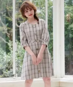 美品　MAJESTIC LEGON アソートボタンミニワンピ Mサイズ