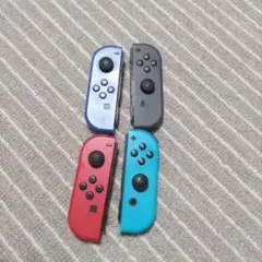 ☆*♪様 ジャンクJoy-Conコントローラーセット 赤 青 緑 黒