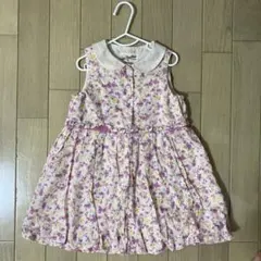 Love & Peace & Money 花柄ワンピース 90