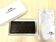 COACH ブレスト ポケット ウォレット シグネチャー キャンバス