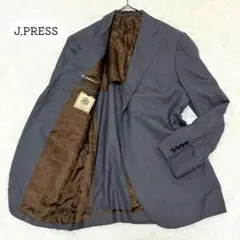 J.PRESS ジェイプレス テーラード ジャケット ペイズリー ウール グレー