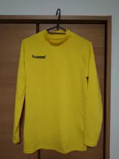 hummelヒュンメル長袖シャツ黄色イエロースポーツ運動アウトドア登山ダイエット