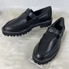 新品 EVOL metoka イーボル ベルトデザインローファー 23.5㎝