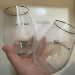 【新品・箱付き】LEXUSオリジナルペアセット(薄づくり)クリア