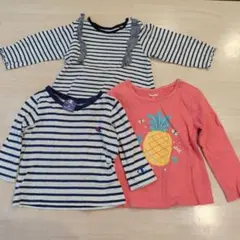 bebe Champion 長袖カットソー 3点セット 80cm