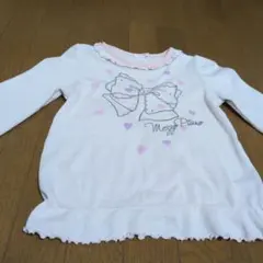 Mezzo Piano 長袖カットソー 130cm ピンク　薄紫っぽい色