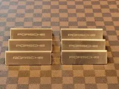 PORSCHE ノベルティ ナイフ＆フォークレスト 6個セットのサムネイル