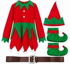 クリスマス エルフ コスプレ衣装 5点セット