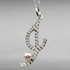 田崎真珠　TASAKI パール 真珠 ネックレス アクセサリー SILVER