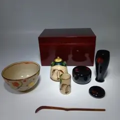 値下げ茶道具　茶箱一式のサムネイル