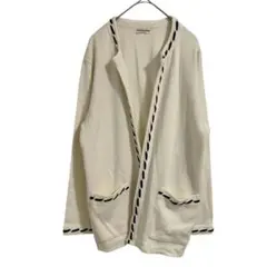 （Question Time ）カーディガン　ケーブル編み ホワイトM