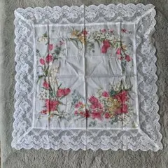 ハンガリー カロチャ刺繍 ヴィンテージドイリー クロス ハンドステッチ