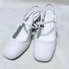 Charles&Keith ボウ スリングバックメリージェーンパンプス 23.5のサムネイル
