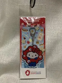 EXPO2025 ミャクミャク　サンリオ　 ハローキティアクリルキーホルダー