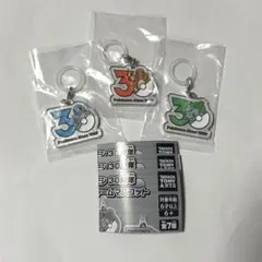 ポケモン 30周年 メタルチャームマスコット 3点セット