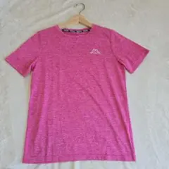 【Kappa】 ピンク Tシャツ 半袖 速乾生地 Mのサムネイル
