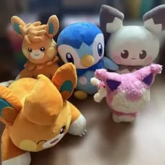 【値下げ】ポケモン もふぐっとぬいぐるみ まとめ売りセットのサムネイル