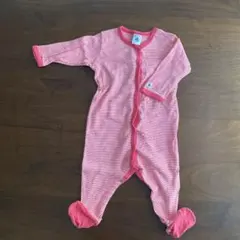petit bateau プチバトーロンパース　ピンク　67㎝/6m