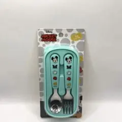 【新品】ミッキー　スプーン&フォークセット