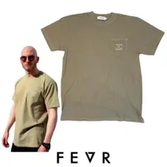 FEVR フォーエバー ピグメント加工 ポケットTシャツ カーキ Lのサムネイル
